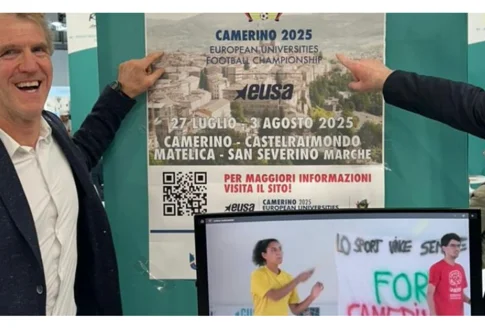 CUS Camerino at BIT: Presentation of the European Universities Football Championship